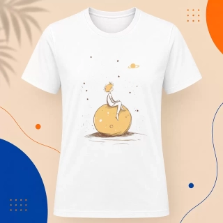 Pánské tričko - Mapa světů - Malý princ - Le petit prince